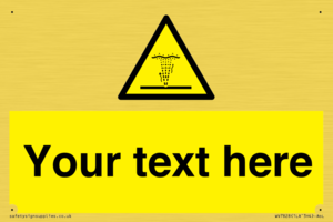 Custom warning geyser water jet